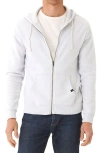 Threads 4 Thought Jordyn Mineral Wash Cotton Blend Fleece Zip Hoodie In Seamist