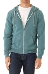 Threads 4 Thought Jordyn Mineral Wash Cotton Blend Fleece Zip Hoodie In Watrcrs