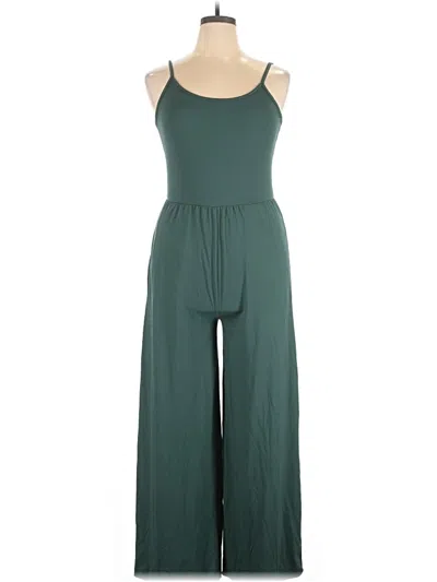 Pre-owned Threads 4 Thought Jumpsuit In Green