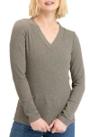 Threads 4 Thought Kelby Long Sleeve Rib Knit T-shirt In Gray