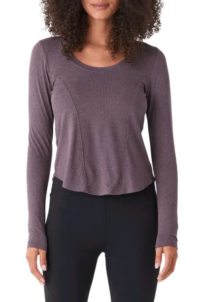 Threads 4 Thought Kellie Heathered Jersey T-shirt In Heather Peppercorn