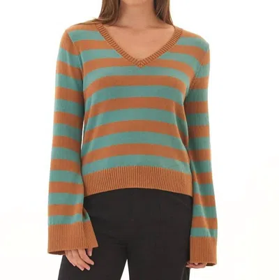 Threads 4 Thought Kiley Sweater In Caramel/spearmint In Multi