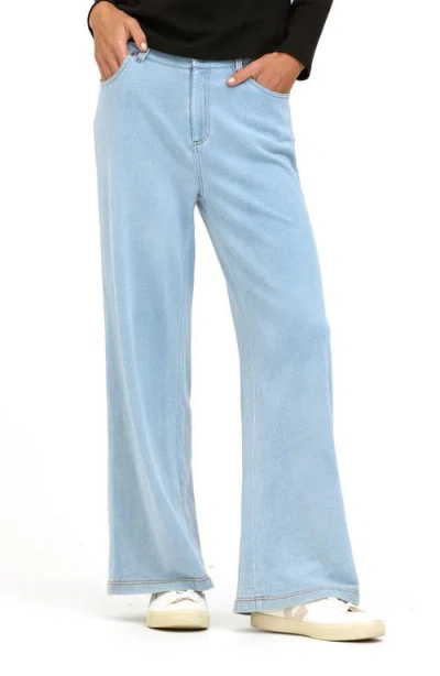 Threads 4 Thought Krystal Denim Terry Pants In Blue