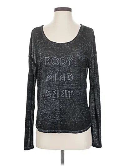 Pre-owned Threads 4 Thought Long Sleeve T-shirt In Black