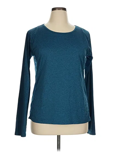 Pre-owned Threads 4 Thought Long Sleeve T-shirt In Blue