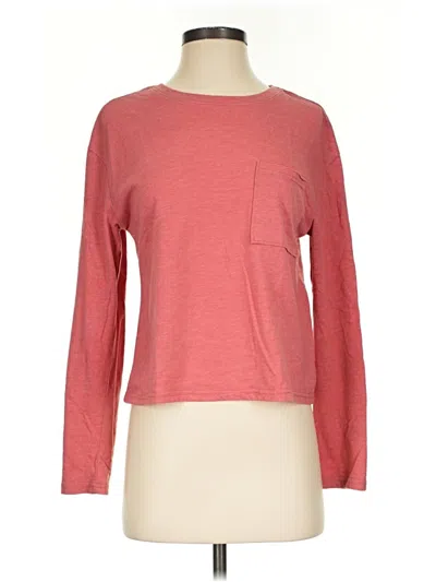 Pre-owned Threads 4 Thought Long Sleeve T-shirt In Red