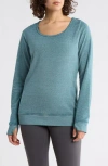 Threads 4 Thought Loop Back Pullover Sweater In Blue