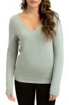 Threads 4 Thought Lorelai Feather Fleece Top In Wasabi