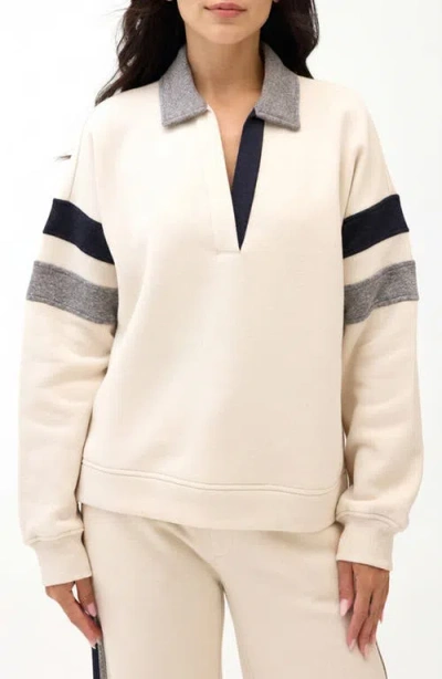 Threads 4 Thought Lourdes Colorblock Fleece Sweatshirt In Neutral