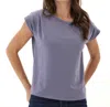 Threads 4 Thought Luciana Pleated Modal Blend Terry T-shirt In Multi