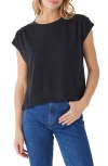 Threads 4 Thought Luciana Pleated Modal Blend Terry T-shirt In Black