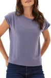 Threads 4 Thought Luciana Pleated Modal Blend Terry T-shirt In Zinc