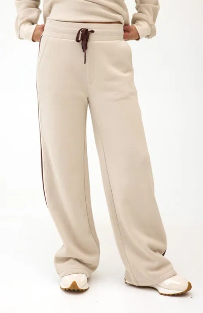 Threads 4 Thought Lupita Side Stripe Fleece Pants In Metallic