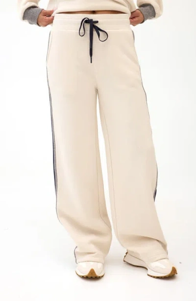 Threads 4 Thought Lupita Side Stripe Fleece Pants In Neutral