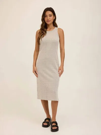 Threads 4 Thought Maddy Tank Dress In Black/ecru In Neutral