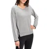 Threads 4 Thought Mallorie Sweatshirt In Heather Grey