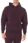 Threads 4 Thought Marcel Oversize Fleece Hoodie In Burgundy