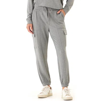 Threads 4 Thought Margot Cargo Fleece Joggers In Heather Grey