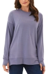 Threads 4 Thought Mariah French Terry Tunic In Zinc