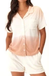 Threads 4 Thought Mikaela Gradient Terry Camp Shirt In Abalone/dune