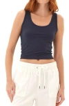 Threads 4 Thought Mirabel Luxe Jersey Crop Tank In Blue