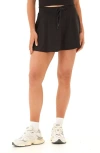 Threads 4 Thought Miranda Luxe Jersey Skort In Black