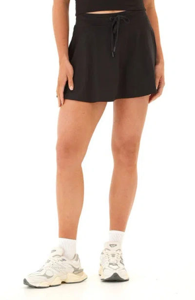 Threads 4 Thought Miranda Luxe Jersey Skort In Black