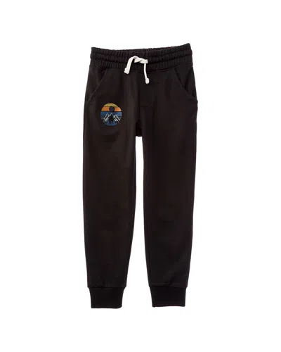 Threads 4 Thought Kids' Mountainscape Graphic Jogger Pant In Black