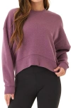Threads 4 Thought Naia Crop Sweatshirt In Elderberry