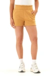 Threads 4 Thought Neve Triblend Fleece Shorts In Yellow
