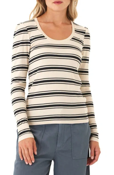 Threads 4 Thought Nimia Alpine Stripe Rib Top In White