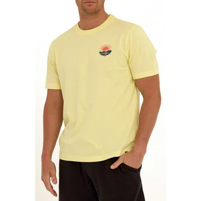 Threads 4 Thought Ocean View Cotton Blend Graphic T-shirt In Yellow