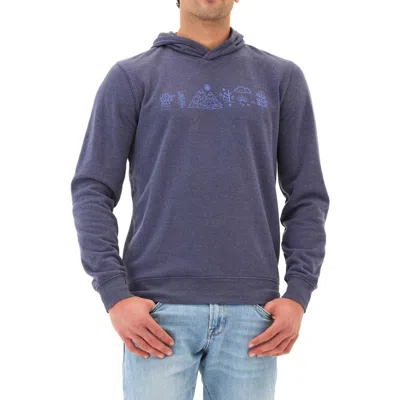 Threads 4 Thought Outdoor Icons Mineral Wash Pullover Hoodie In Purple