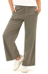 Threads 4 Thought Pamela Stretch Twill Wide Leg Pants In Artichoke