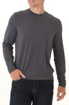 Threads 4 Thought Parker Heather Luxe Long Sleeve T-shirt In Gray