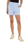 Threads 4 Thought Gwyneth Smocked Pull-on Shorts In Blue