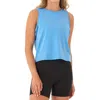 Threads 4 Thought Polly Lux Jersey Tie Back Tank In Blue