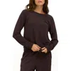 Threads 4 Thought Priscilla Feather Fleece Sweatshirt In Cocoa