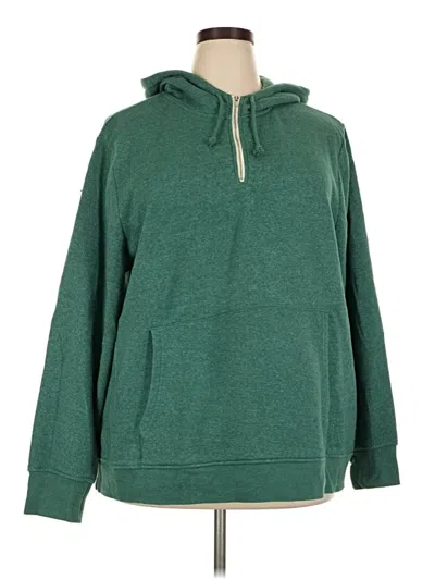 Pre-owned Threads 4 Thought Pullover Hoodie In Green