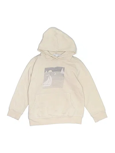 Pre-owned Threads 4 Thought Kids' Pullover Hoodie In Tan