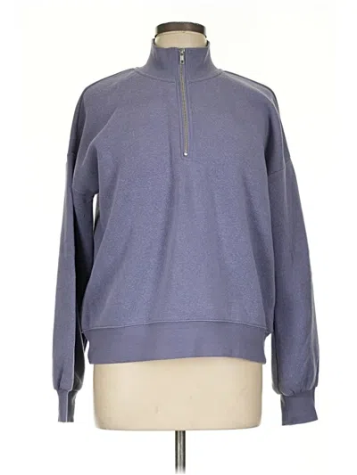 Pre-owned Threads 4 Thought Pullover Sweater In Blue