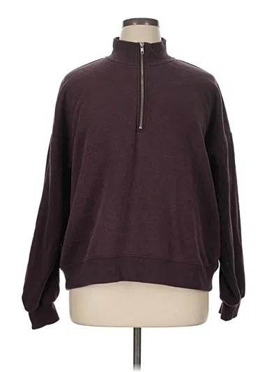 Pre-owned Threads 4 Thought Pullover Sweater In Burgundy