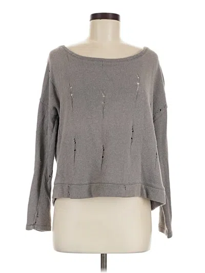 Pre-owned Threads 4 Thought Pullover Sweater In Gray