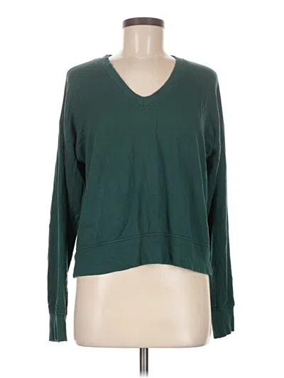 Pre-owned Threads 4 Thought Pullover Sweater In Green