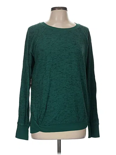 Pre-owned Threads 4 Thought Pullover Sweater In Green