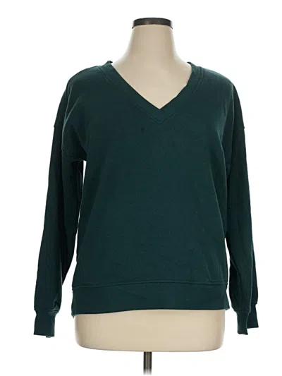 Pre-owned Threads 4 Thought Pullover Sweater In Green