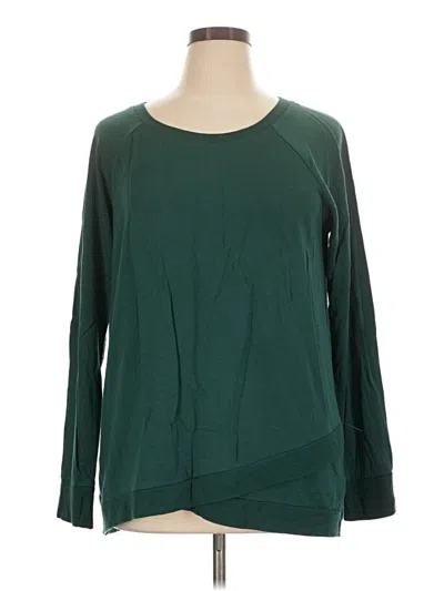 Pre-owned Threads 4 Thought Pullover Sweater In Green