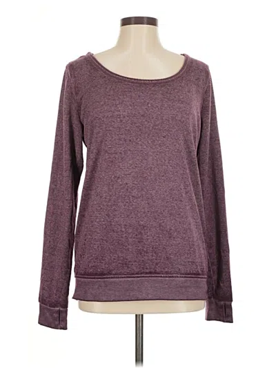 Pre-owned Threads 4 Thought Pullover Sweater In Purple