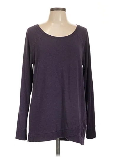 Pre-owned Threads 4 Thought Pullover Sweater In Purple