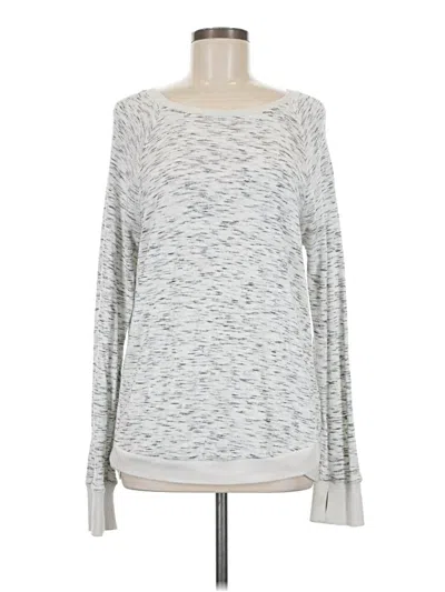 Pre-owned Threads 4 Thought Pullover Sweater In Silver